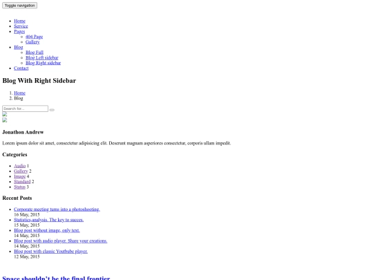 blog-left-sidebar screenshot