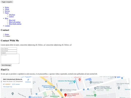 contact screenshot