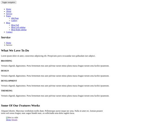 service screenshot