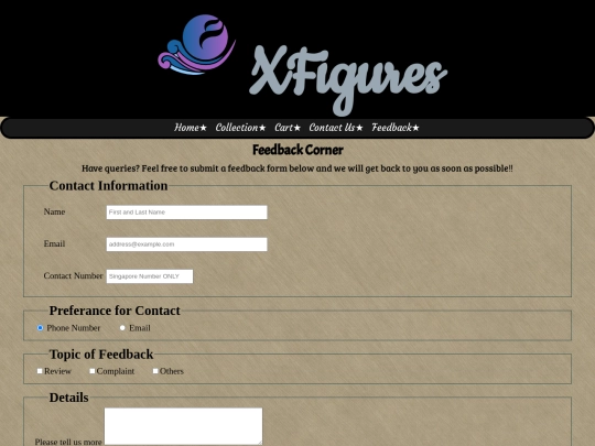 feedback screenshot