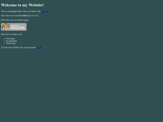 test screenshot