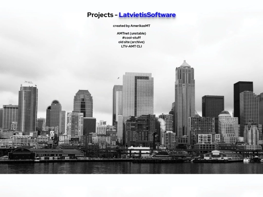 projects screenshot