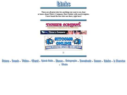 links screenshot