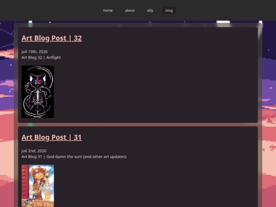blog screenshot