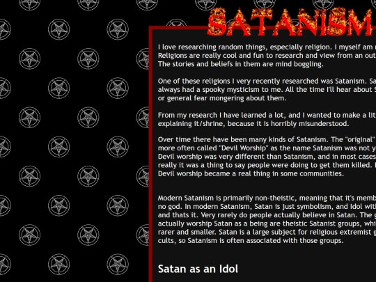 satanism screenshot