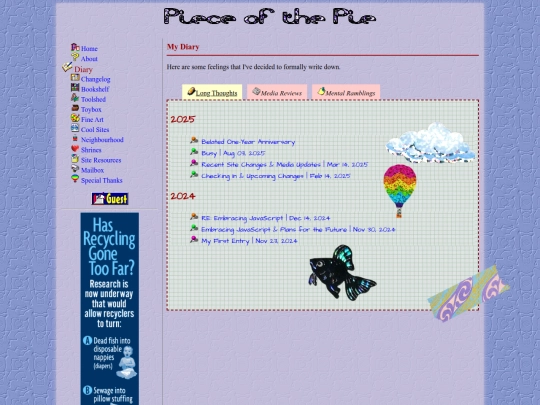 blog screenshot
