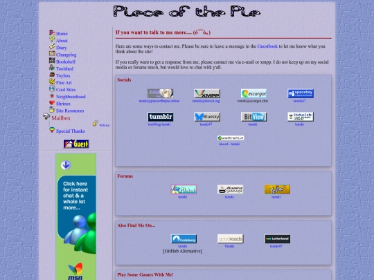 contact screenshot
