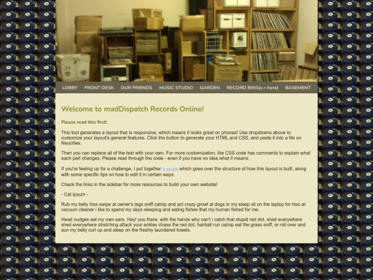recordbins screenshot