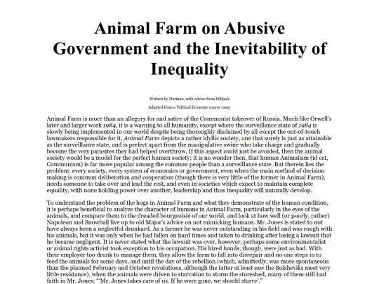other-writings/animal-farm screenshot
