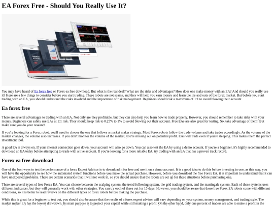 Ea-forex-free screenshot