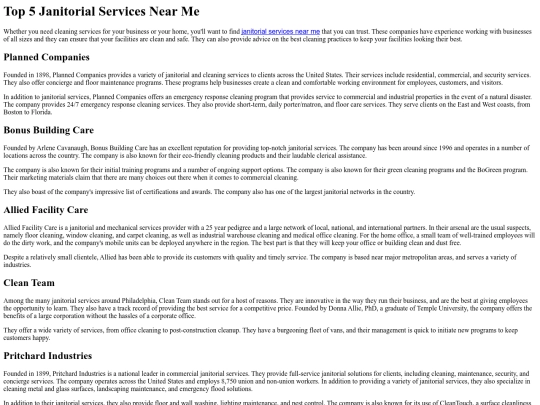 Janitorial-Services-Near-Me screenshot