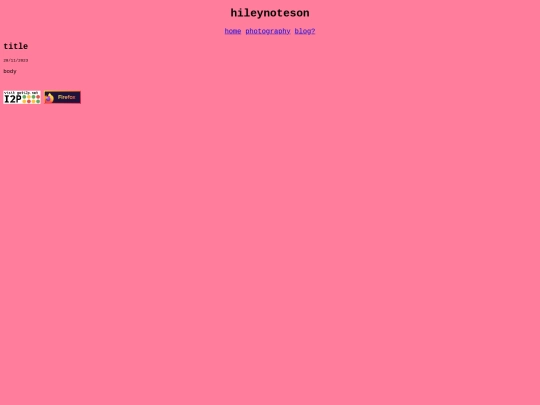 blog screenshot