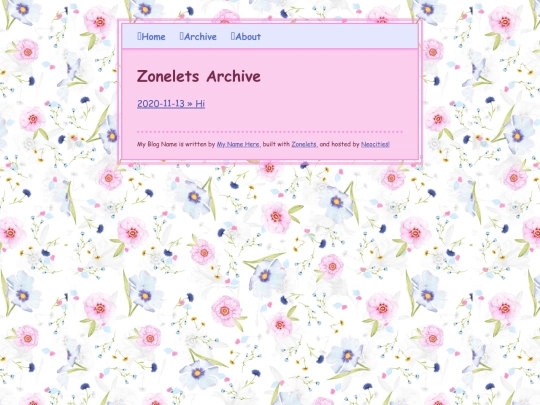 archive screenshot