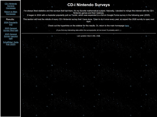 surveys screenshot
