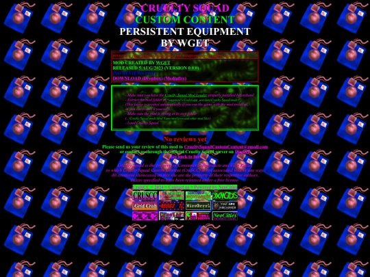 mod/persistent_equipment screenshot