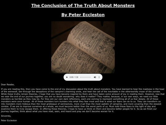 Conclusion screenshot
