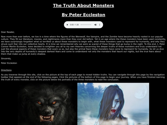 Project1TitlePage screenshot