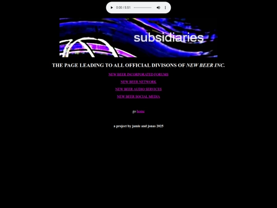 subsidiaries screenshot