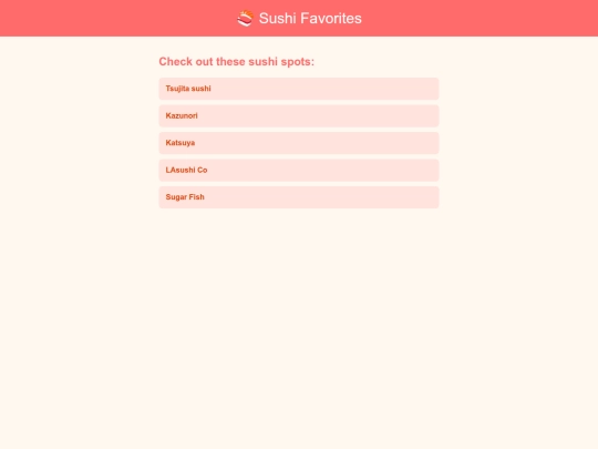 sushiplace screenshot