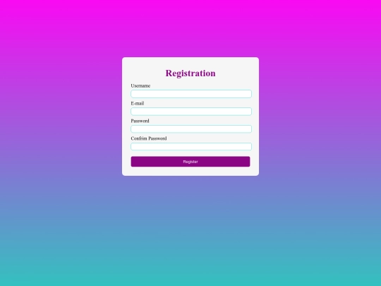 Validation Forms screenshot