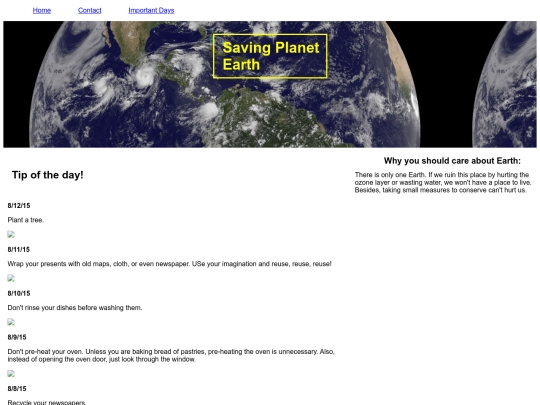 index screenshot