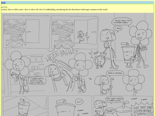 websitey/comics/scavengers screenshot