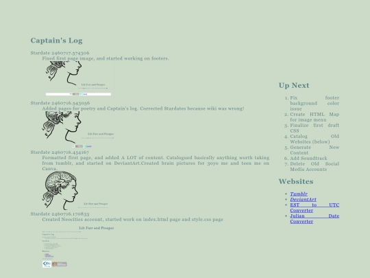 log screenshot