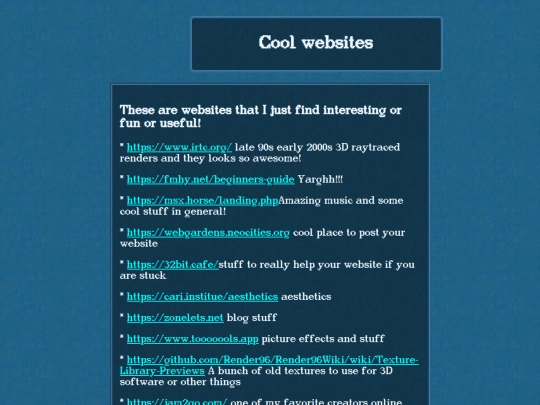 Cool-Websites screenshot