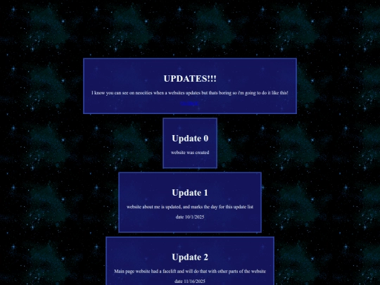 updates screenshot