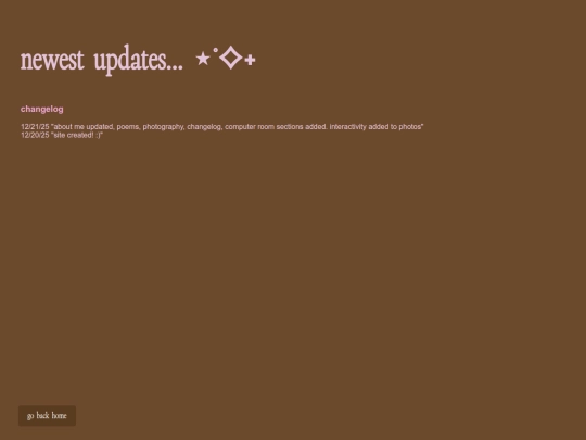 changelog screenshot