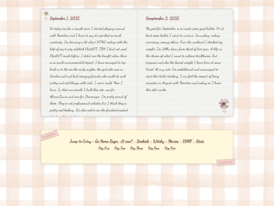 journal screenshot