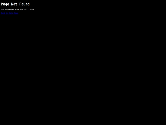 not_found screenshot