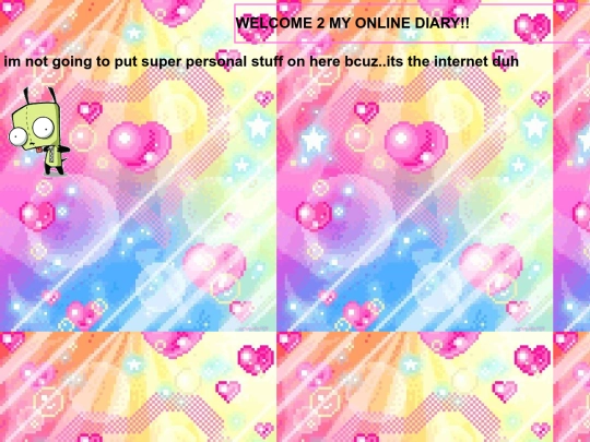 diary screenshot