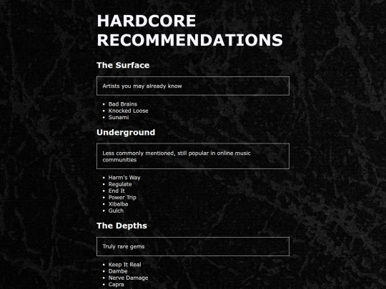 Hardcore screenshot