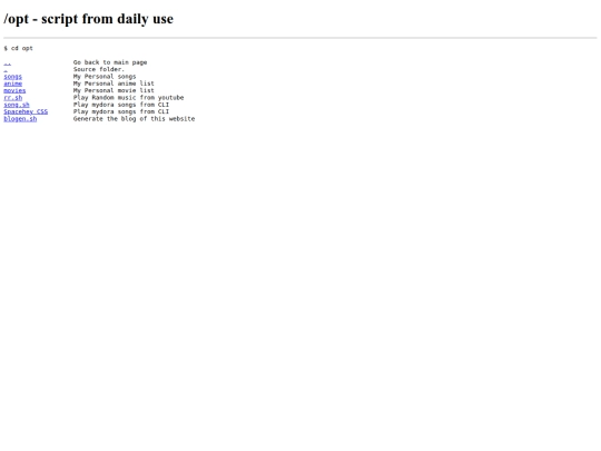 src/opt screenshot