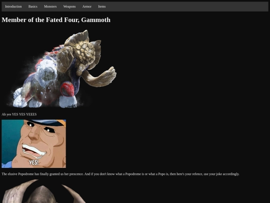 Gammoth screenshot