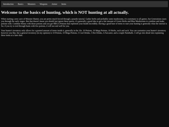 MHGBasics screenshot
