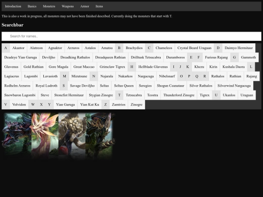 MHGMonsters screenshot