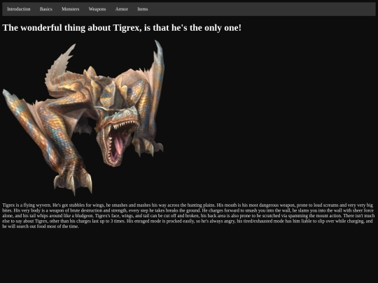 Tigrex screenshot