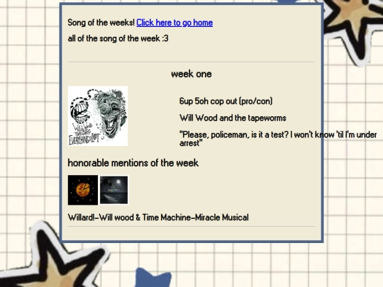 songoftheweek screenshot
