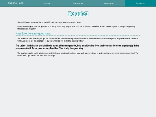 resources screenshot
