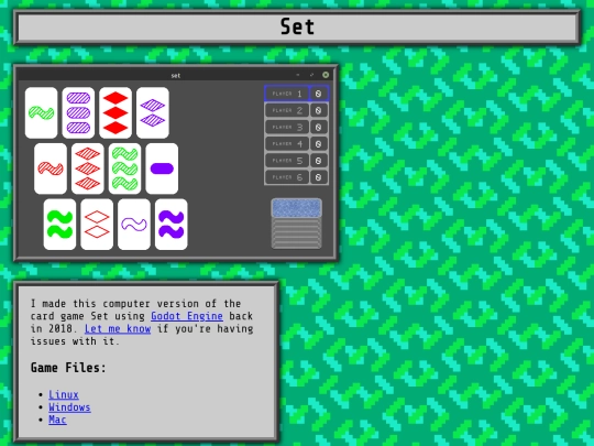 set screenshot