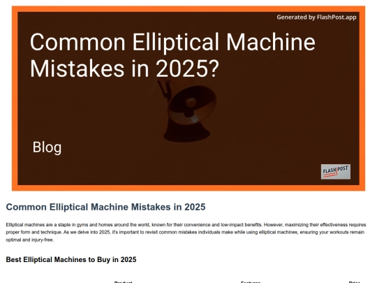 common-elliptical-machine-mistakes-in-2025 screenshot