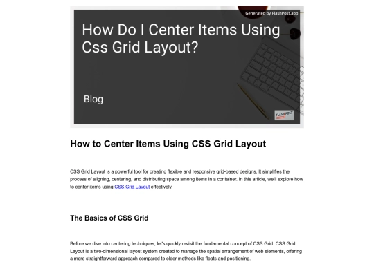 how-do-i-center-items-using-css-grid-layout screenshot