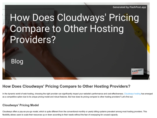 how-does-cloudways-pricing-compare-to-other-hosting-providers screenshot