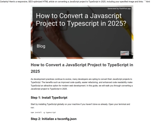 how-to-convert-a-javascript-project-to-typescript-in-2025 screenshot