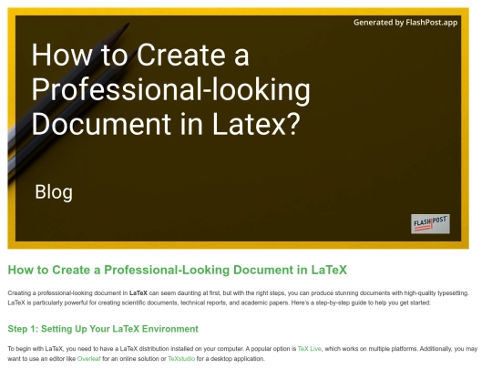 how-to-create-a-professional-looking-document-in-latex screenshot