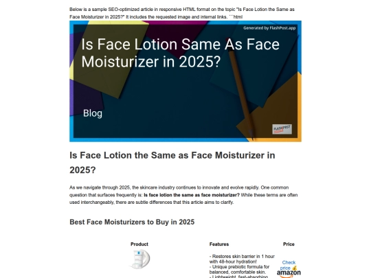 is-face-lotion-same-as-face-moisturizer-in-2025 screenshot
