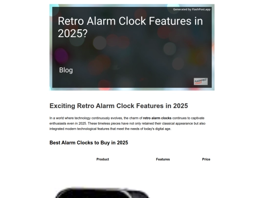 retro-alarm-clock-features-in-2025 screenshot
