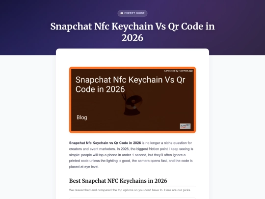snapchat-nfc-keychain-vs-qr-code-in-2026 screenshot